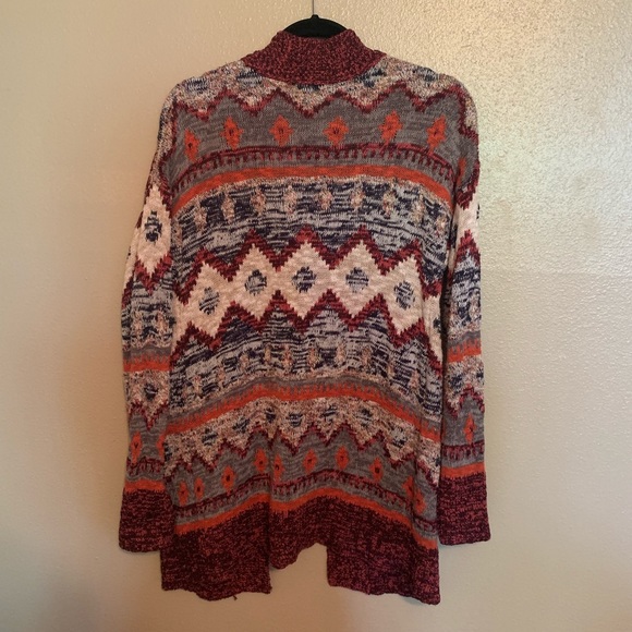 Aztec Print Fall Cardigan: Target - Picture 2 of 2